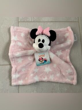 Disney Baby Minnie Mouse Pink Plush Lovey NWT